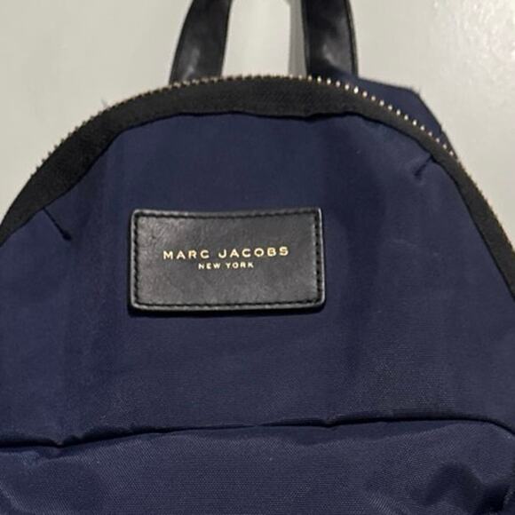 MSRP $250 ✨ Marc Jacobs Nylon Backpack – Navy | Exposed Copper Zippers ✨ - Picture 3 of 8